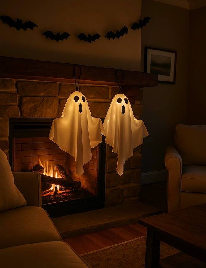 Halloween Glowing Scream Ghost